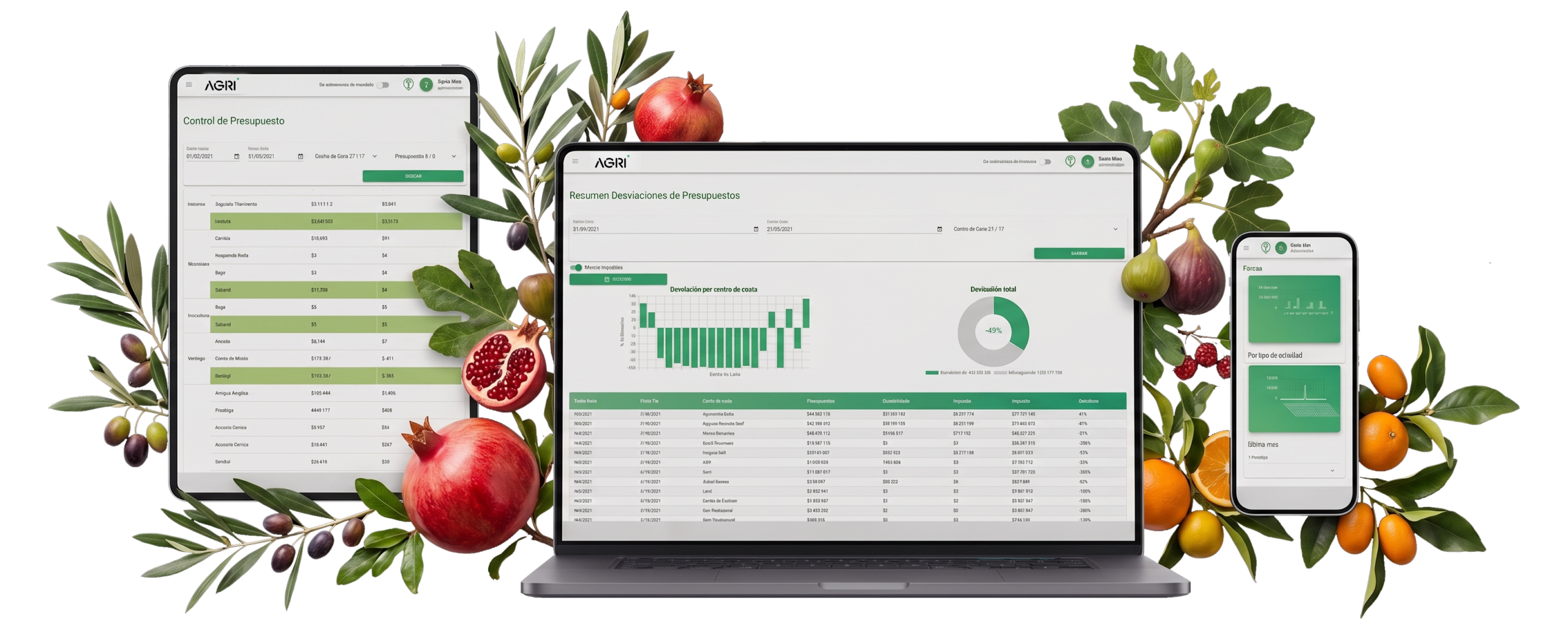 AGRI en computador, tablet y teléfono